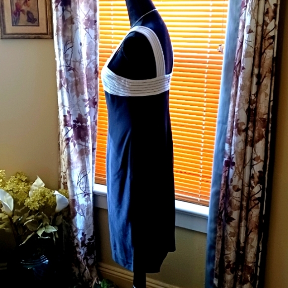 Never Worn! Black/Cream dress by Nine West Suit - Picture 3 of 6